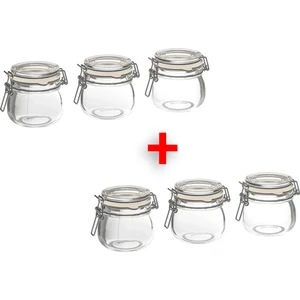 IKEA 6 Adet Kapaklı Cam Kavanoz 130 ml  6'lı Set Reçellik Hava Geçirmez Kapak