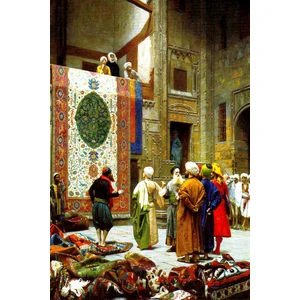 Osmanlı Halı Tüccarı Kanvas Tablo