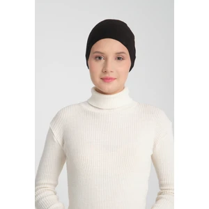 Wega Moda Düz Dikişli Penye Bone, %100 Pamuk Tesettür Bone, Iç Bone, Arkadan Bağlama Detaylı Düz Penye Bone