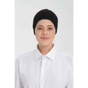 Wega Moda Dikişsiz Bone, %100 Pamuk Bone, Geniş Hacimli Bağlamalı Bone, Dikişsiz Penye Bone, Tesettür Bone