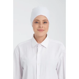 Wega Moda Dikişsiz Bone, %100 Pamuk Bone, Geniş Hacimli Bağlamalı Bone, Dikişsiz Penye Bone, Tesettür Bone