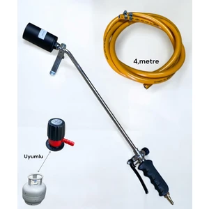 Uzun Pürmüz Profesyonel Usta Pürmüzü Izolasyon Şalam 72CM Uyumlu Dedantör Hortum Set