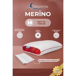 Dreamrite Home Merino Sert ve Yüksek Boncuk Yün Yastık