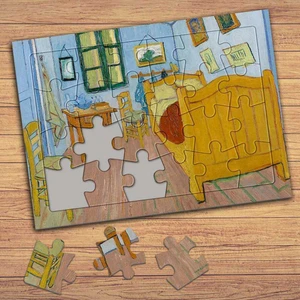 Yatak Odası Van Gogh Çocuklara Özel Puzzle Yapboz TABLO-0001231