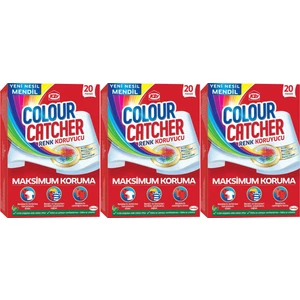 Colour Catcher Renk Koruyucu Mendil 60'lı (3 Paket*20)