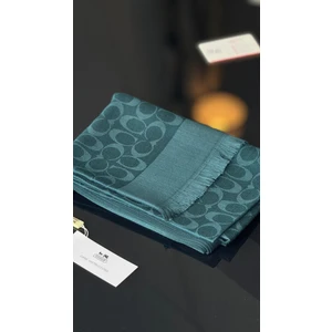 Webinay Home Pamuklu Kaşmir Ipek Şal Premium Kalite C Desen Çift Taraflı