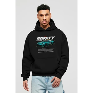 Safety Car F1 Ön Baskılı Hoodie Oversize Kapüşonlu Sweatshirt Erkek Kadın Unisex