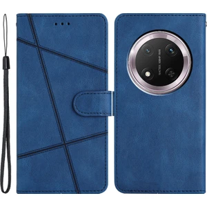 Honor Magic7 Lite 5g Crazy Horse Doku Pu Deri Cüzdan Halkalı Telefon Kılıfı Kapağı (Yurt Dışından)