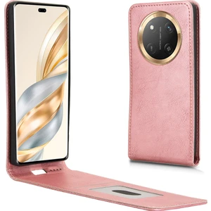 Honor Magic7 Lite 5g Manyetik Dikey Çevirme Deri Kapak, Kart Yuvası (Yurt Dışından)
