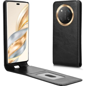 Honor Magic7 Lite 5g Manyetik Dikey Çevirme Deri Kapak, Kart Yuvası (Yurt Dışından)
