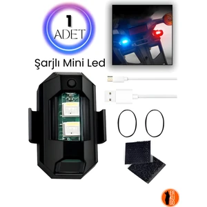 Şarjlı Mini LED Işık/motor Çakar Led/drone Işığı/anti Çarpışma Uyarı Işığı