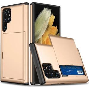 Samsung Galaxy S25 Ultra Tpu + Kart Tutuculu Pc Telefon Arka Kapağı (Yurt Dışından)