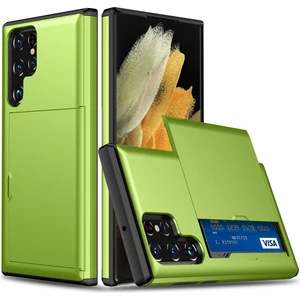 Samsung Galaxy S25 Ultra Tpu + Kart Tutuculu Pc Telefon Arka Kapağı (Yurt Dışından)