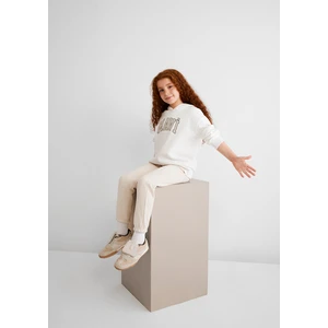 Mavi Logo Baskılı Kapüşonlu Beyaz Sweatshirt 7610035-81964