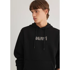 Mavi Logo Baskılı Siyah Sweatshirt 0S10326-900