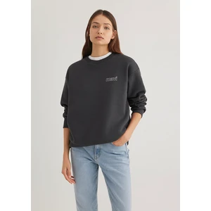Mavi Logo Baskılı Antrasit Sweatshirt 1611656-82185