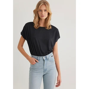 Lux Touch TENCEL TM Modal Siyah Basic Tişört 167245-900