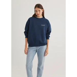 Mavi Logo Baskılı Lacivert Sweatshirt 1611656-82454