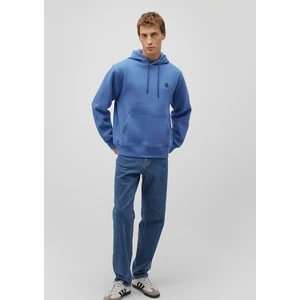 Mavi Logo Nakışlı Kapüşonlu Mavi Sweatshirt 065809-70872