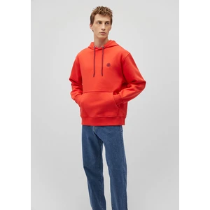 Mavi Logo Nakışlı Kapüşonlu Turuncu Sweatshirt 065809-70481
