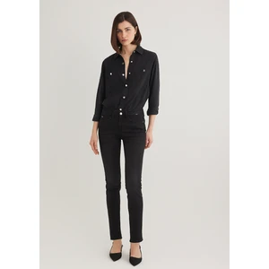 Kadın Ada Duman Gri Vintage Jean Pantolon 1020524752