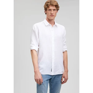 Erkek Beyaz Keten Gömlek 021190-620