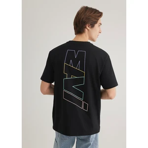 Mavi Logo Sırt Baskılı Siyah Tişört 0612350-900