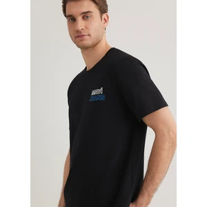 Mavi Jeans Baskılı Siyah Tişört 066841-900