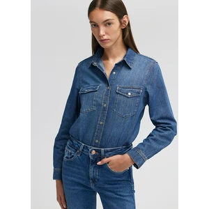 Merida Real Blue Koyu Mavi Jean Gömlek 1210662-86490