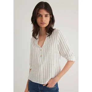 Çizgili Gri Bluz 122400-87977