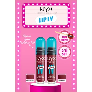 Nyx Professional Makeup Lıp I.v 07 Bubblegum Burst & 08 Drippin' In Rose - Lip Toka Hediyeli