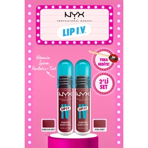 Nyx Professional Makeup Lıp I.v 07 Bubblegum Burst &  02 Hydra Honey - Lip Toka Hediyeli