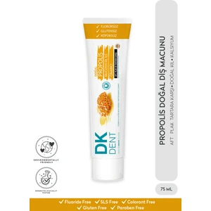 DKDENT Propolis Florürsüz Doğal Diş Macunu 75 ml