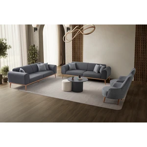 Edsy Home Rebul 3+3+1+1 Koltuk Takımı Antrasit