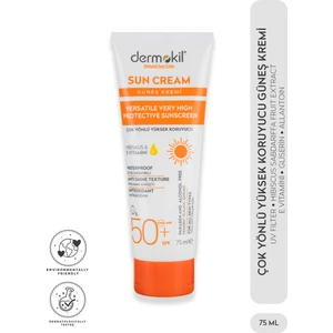 Sun Cream-Çok Yönlü Yüksek Koruyucu Güneş KREMI50 Spf 75 ml