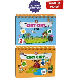 2 Yaş Cırt Cırt Kitabı ve 3 Yaş Cırt Cırtlı Kitap