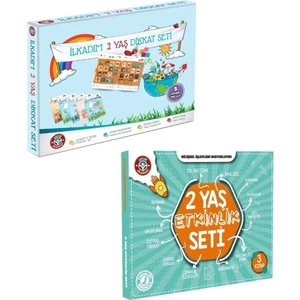 2 Yaş Dikkat ve Zeka Geliştirme Kitapları ile Etkinlik Seti - 2-3 Yaş Arası Çocuklar için Kolektif