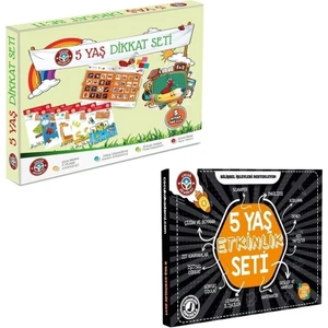 Dikkat ve Zeka Geliştirme Kitap Seti - Özlem Durhat 3-6 Yaş Eğitici Etkinlik 