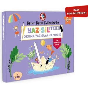 Yeni Müfredat Yaz Sil Serisi Yeni Paket Okuma Yazmaya Hazırlık Seti