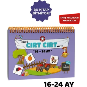 16-24 Ay Cırt Cırtlı Vakti Etkinlik Aktivite Kitabı