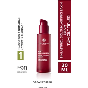 Yves Rocher Dolgunlaştırıcı Serum-Sıkılaştırıcı, Dolgunlaştırıcı Bitkisel Kolajen ve Hyaluronik Bakım/ Lift Pro COLLAGENE-41019