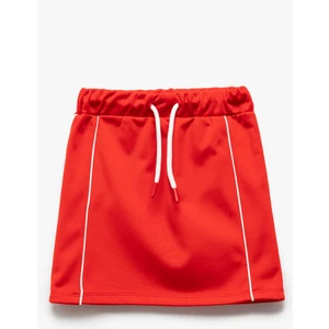 Beli Lastikli Biyeli Mini Etek