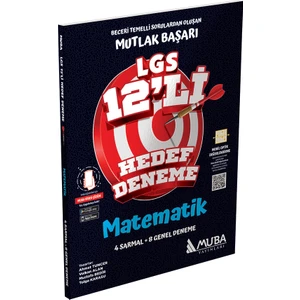 Muba Yayınları 8. Sınıf LGS Matematik 12 Li Hedef Deneme