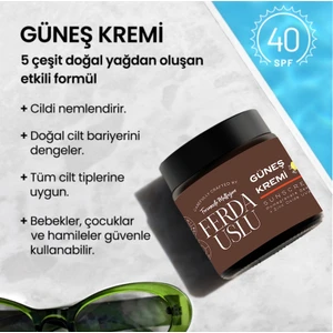 Ferda Uslu Premium Fermente Mutfağım Nar Çekirdeği Yağlı Güneş Kremi 100 ml