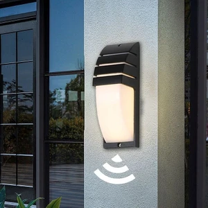 Elektrik Ile Çalışır, Karanlıkta Hareket Gördükçe Yanar, Radar Sensörlü 24 Watt Beyaz Işık Aplik