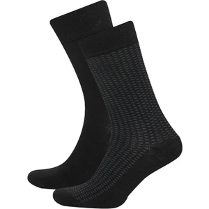 Erkek Dikişsiz Ultra Soft 2'li Bambu Premium Uzun Çorap D3777AXNS