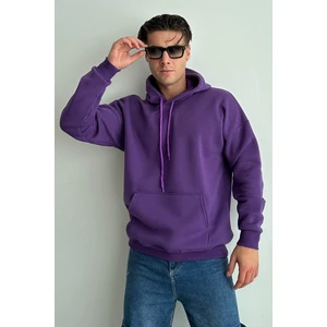 Erkek Kapüşonlu Oversize Sweatshirt