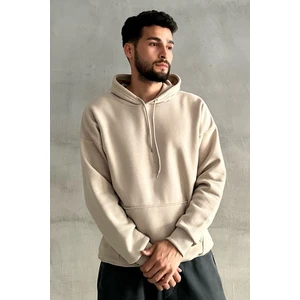 Erkek Kapüşonlu Oversize Sweatshirt