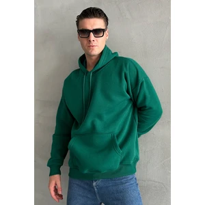 Erkek Kapüşonlu Oversize Sweatshirt