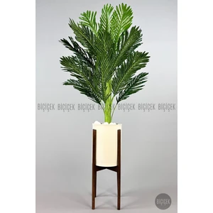 150 cm  Areka Ağacı Ayaklı Metal Saksıda